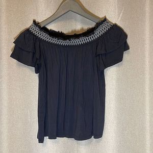 Aerie Soft and Sexy Top, Size M, Dark blue.